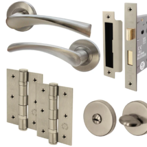 Nola Satin Nickel Handle Lock