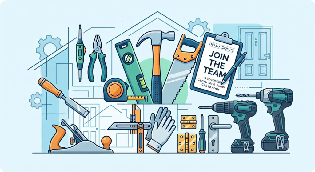 Come and join the Delux Doors team. Door fitters with joinery and carpentry skills required.